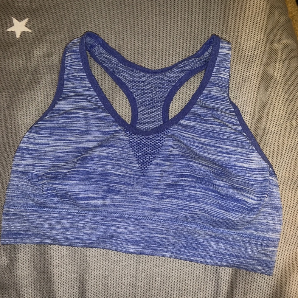 Blue Sports Bra